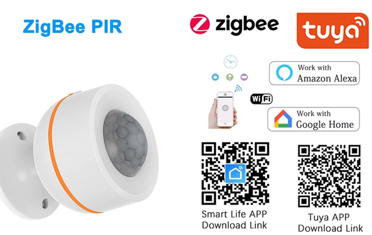 Lyailot 2020 New Products WiFi Zigbee Human Infrared Sensor Tuya Zigbee Smart PIR Sensor With USB - ANKUX.COM