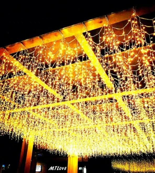 Wedding decoration led icicle curtain lights