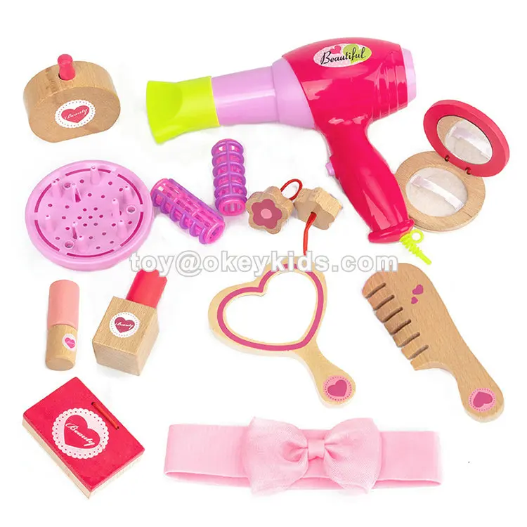 New Released Pretend Play Wooden Toy Makeup Set For Girls W08h135 Buy