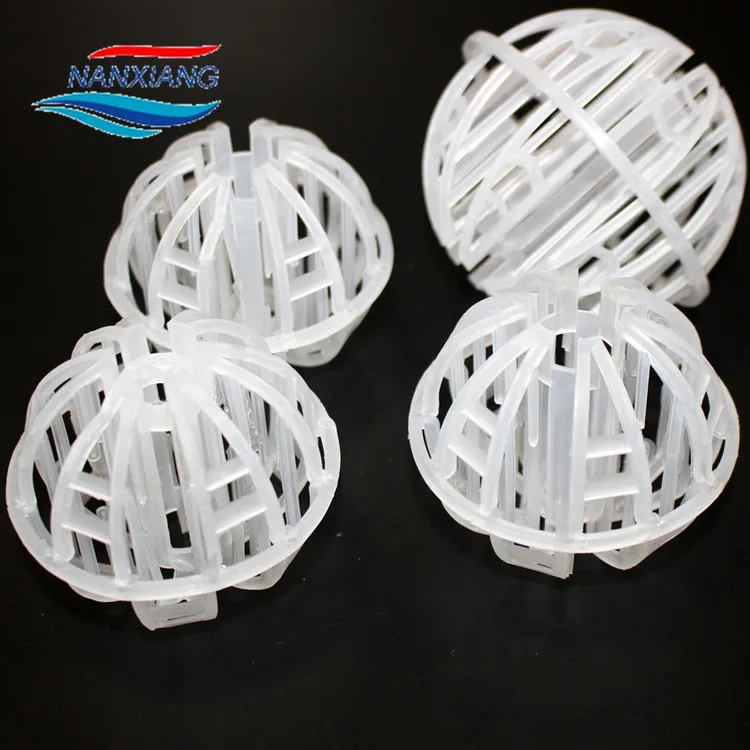 50mm 95mm Plastic Tri Pack Scrubber Bio Ball For Air Scrubber And Water