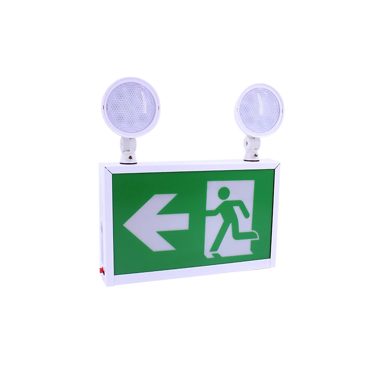 Led Double Sided Emergency Light Home Lowes Warning Rechargeable Fire Exit Sign