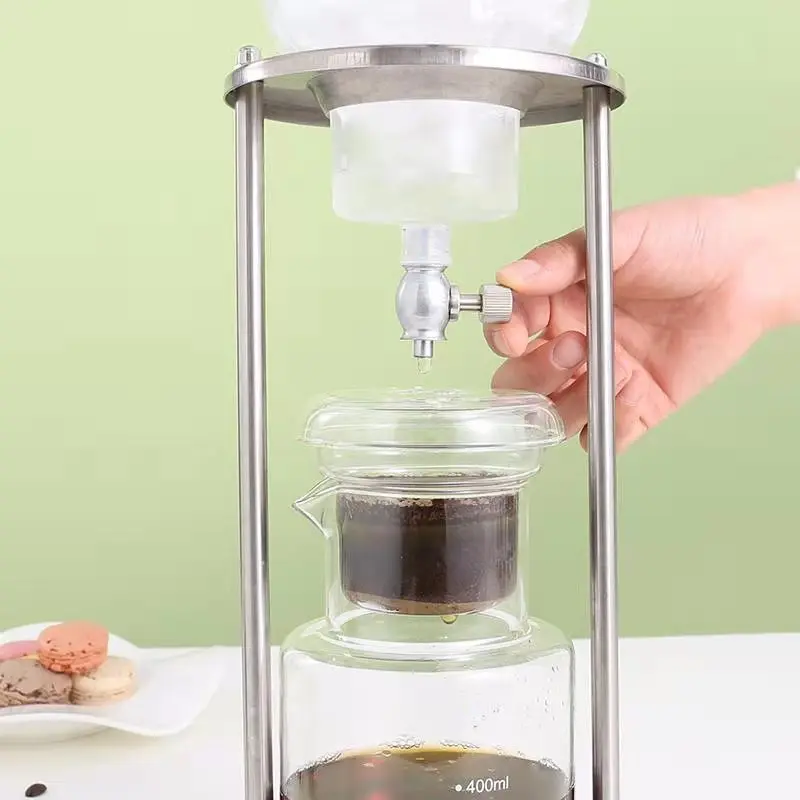 Cold Brew Iced Coffee Maker 600ml Portable Glass Commercial Cold Brew