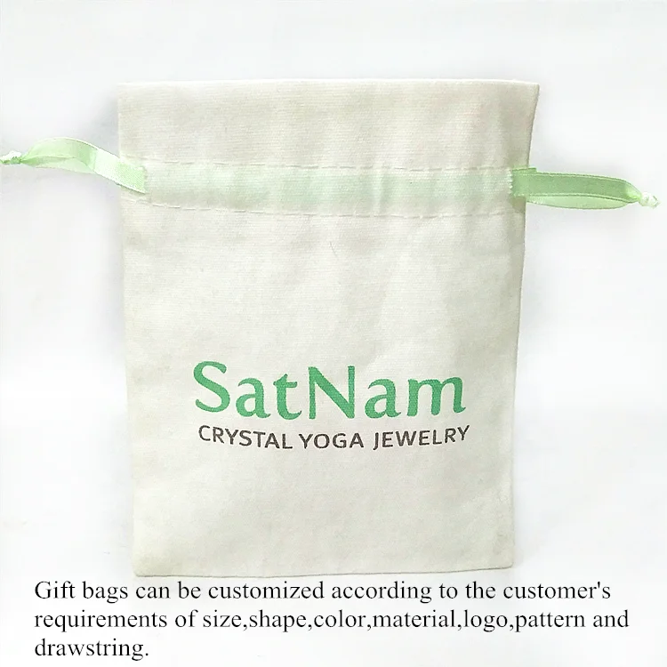 custom reucable small eco-friendly tote bag drawstring printed cotton bags with makeup 
