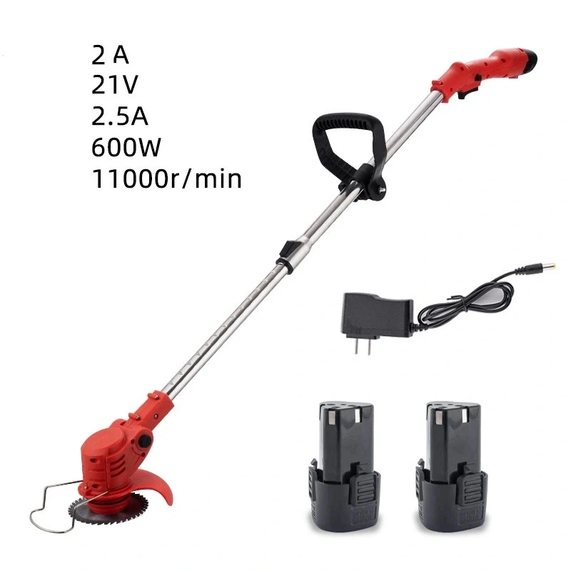 12v 21v Electric Folding Lawn Mower Low Noise Automatic Fast Cutting