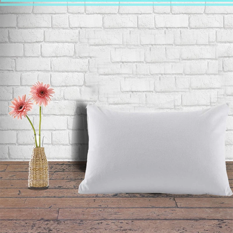 Fleece Pillowcase Protector With Zipper Closure Brushed Safe Waterproof