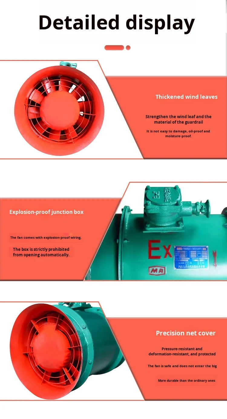 Axial Flow Fan, 380V, Explosion-Proof, YBT - detail 16