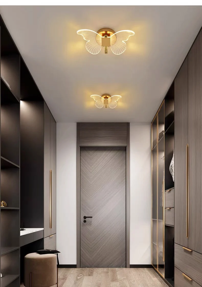 product butterfly inspired led wall lamp with light modern for nordic style hotels bedsides bedrooms and tv walls-12