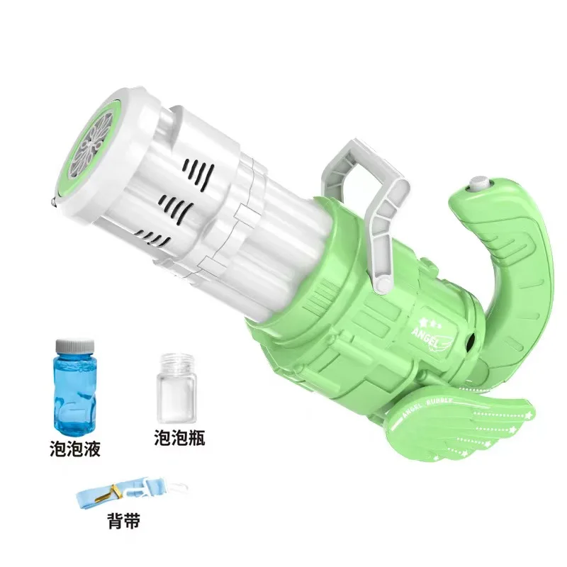Wholesale Children Outdoor Gatling Bubble Shooter Gun Automatic Blowing