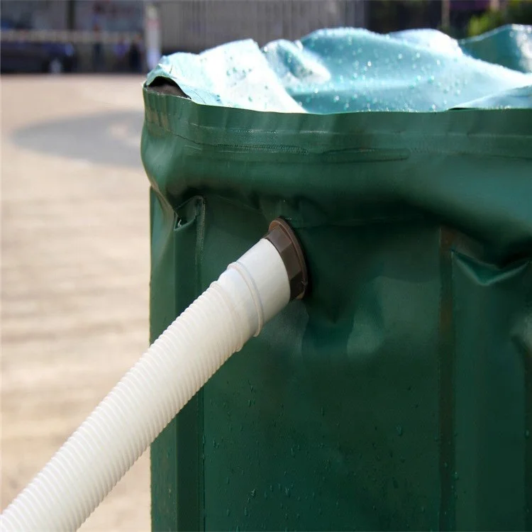 250l Pvc Flexible Water Barrel Collapsible Rain Water Collector