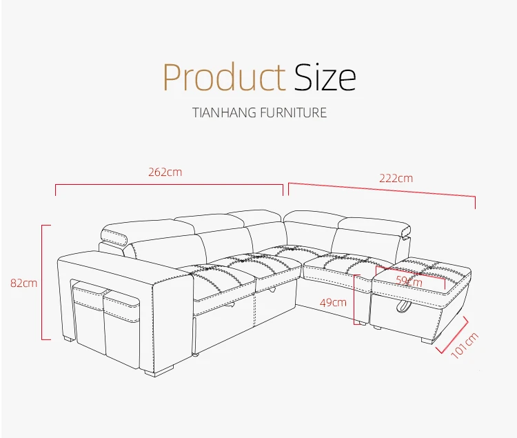 European style Hot selling  leather sofa set living room Luxury lounge furniture corner sofa couch living room sofa
