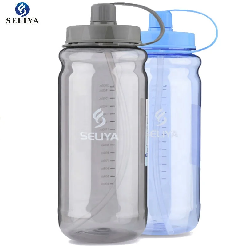2 liter botol air plastik promosi , terisolasi uae botol air olahraga 