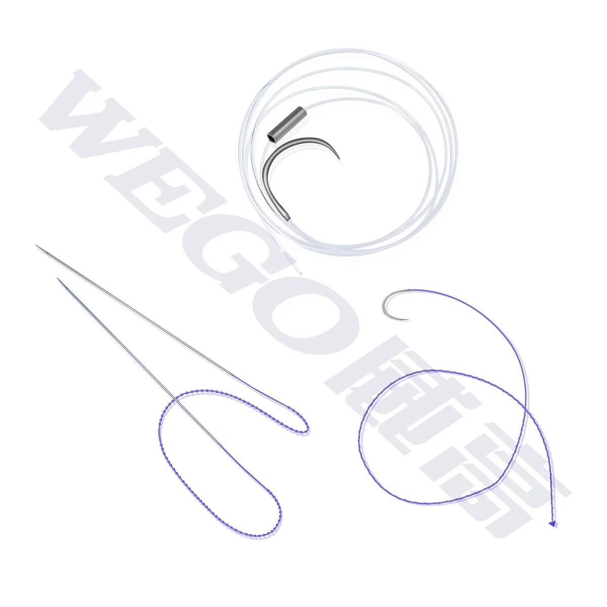 Catgut Suture Surgical Sutures Chromic Catgut 1/0 Veterinary Chromic