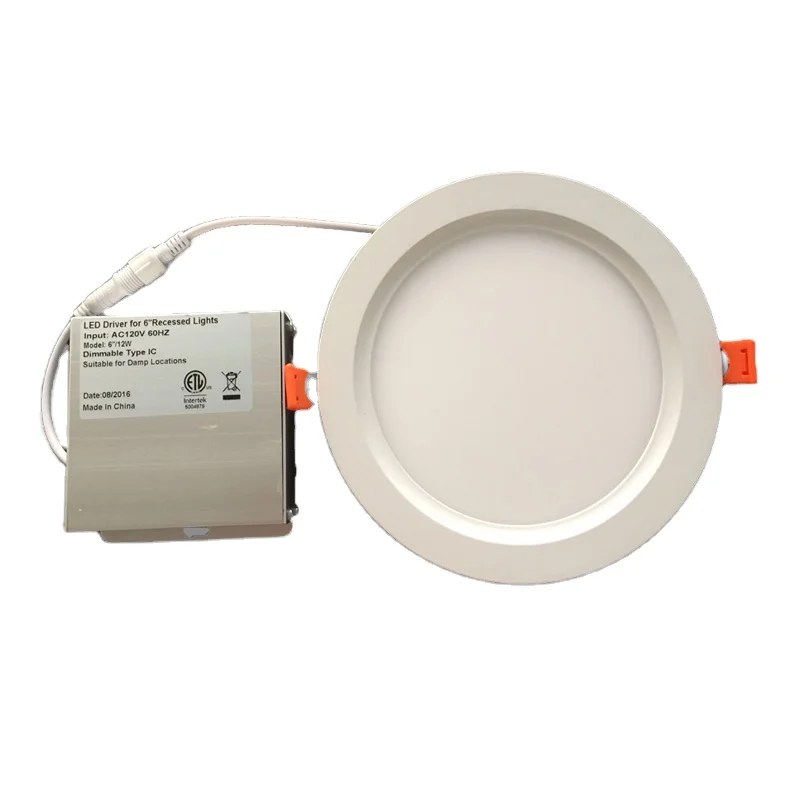 ETL CE cost down round cct changeable  led ceiling panel light 9w 12w 15w 18w for office and hotel use