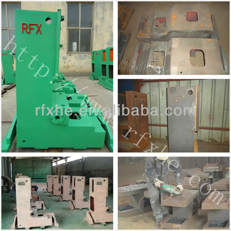 Vertical band saw main body processing line 