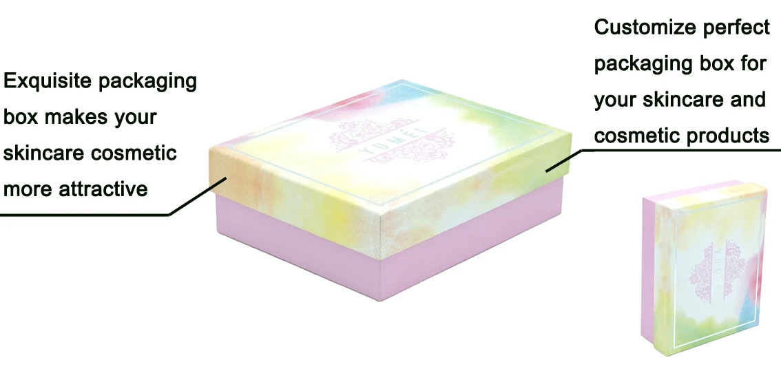 Custom Beauty Skincare Packaging Box Luxury Cosmetic Gift Box With ...
