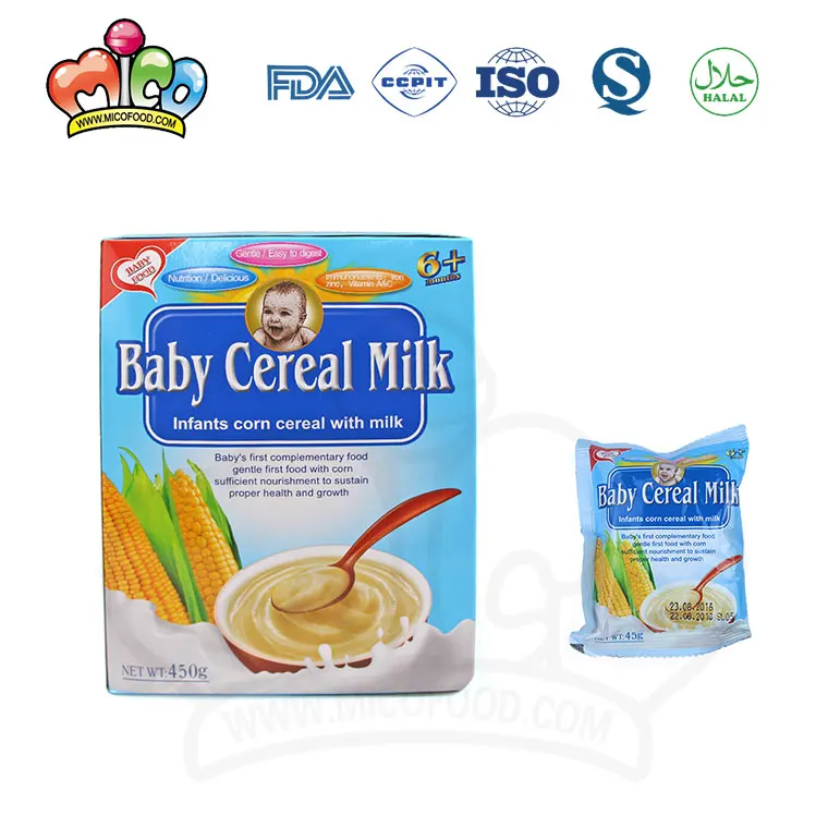 when can you put cereal in baby's milk