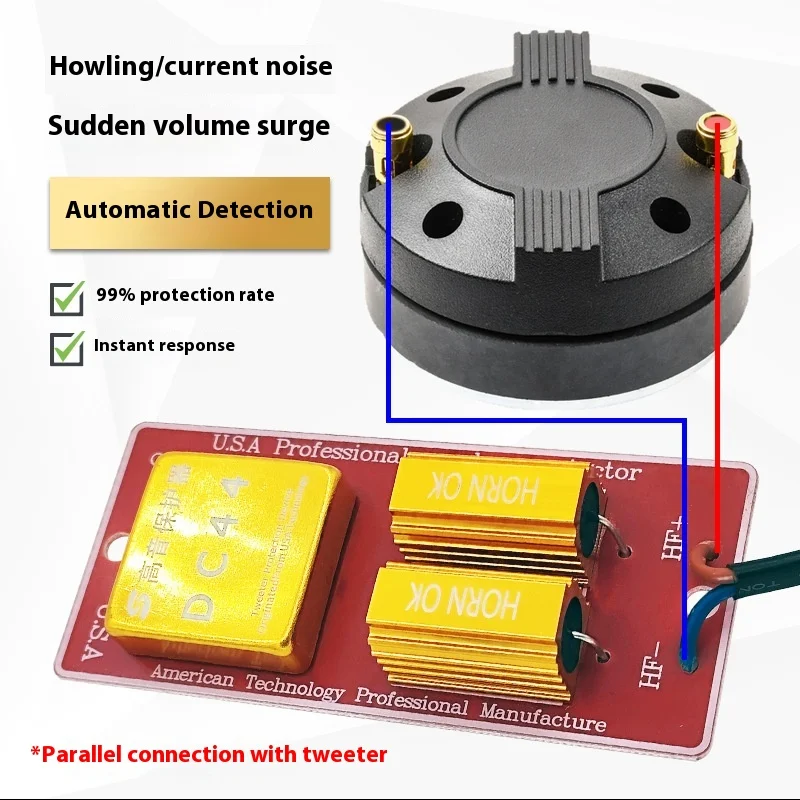 Tweeter Module High-End Professional Audio Tweeter Protector Metal Voice Coil ...