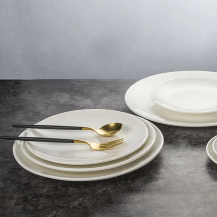plates restaurant ceramic dinner