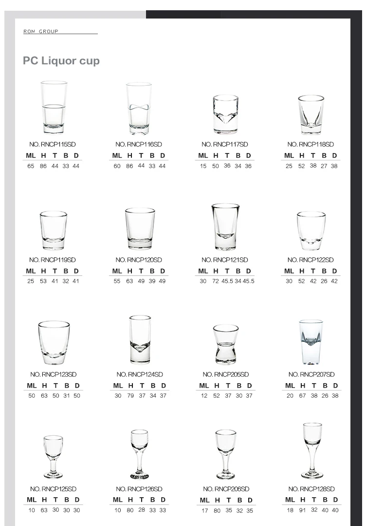 Restaurant drinkware supplier wine cup clear plastic tea cups