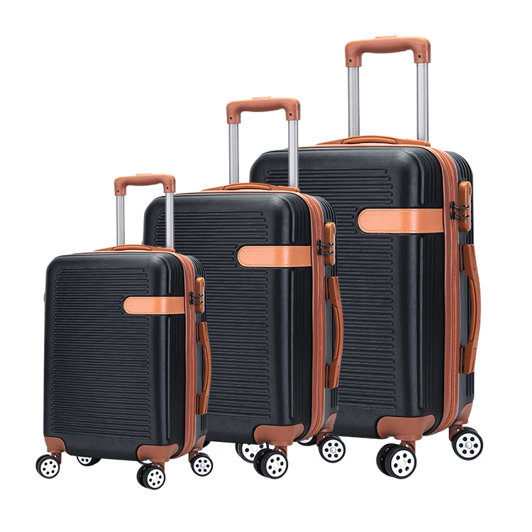 4 wheel luggage set