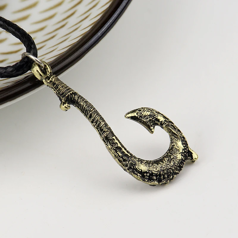 Buy Tribal Hollywood Fish Hook Necklace for Men | Mens Maui Moana Costume |  Our Moana and Zac Brown Band Inspired Surfer Necklace Online at  desertcartCyprus