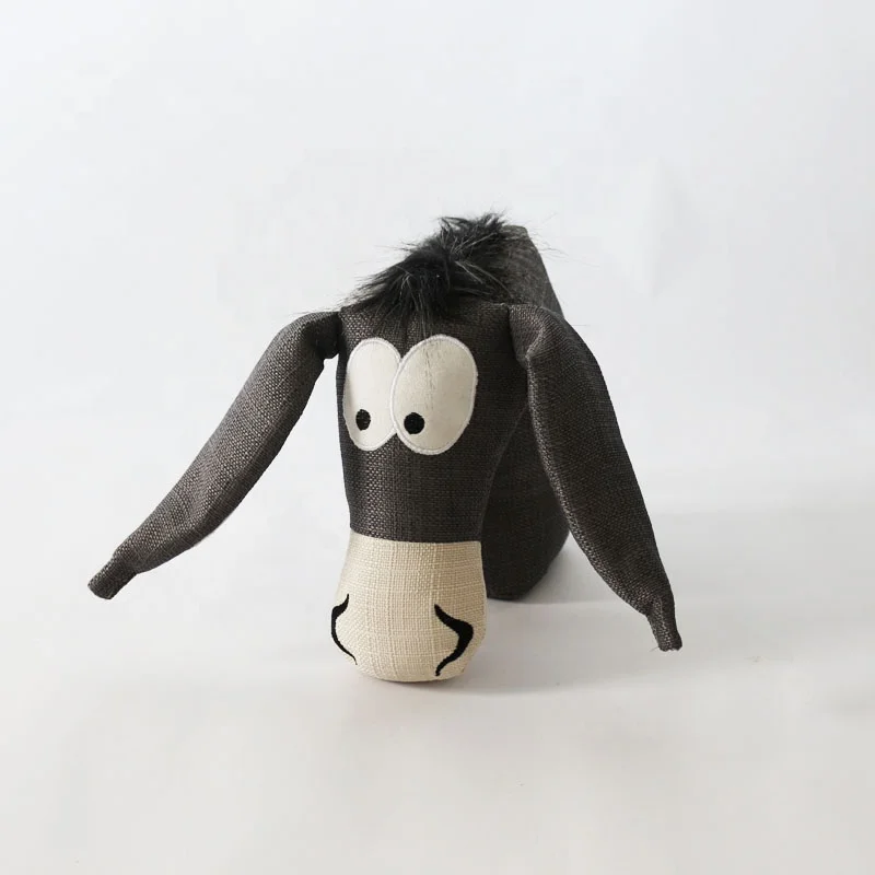 Cute Donkey Door Stopper Fabric Weighted Animal Door Stop Buy