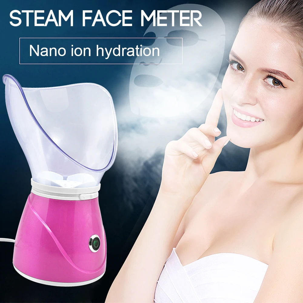 Nano Ionic Facial Steamer Hot Mist Face Steamer Home Spa Face Humidifier Atomizer For
