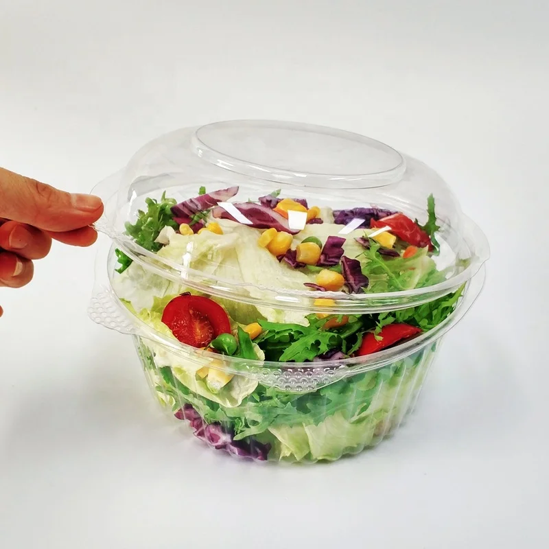 hot selling transparent fresh fruit cut bowl 32oz plastic fruit