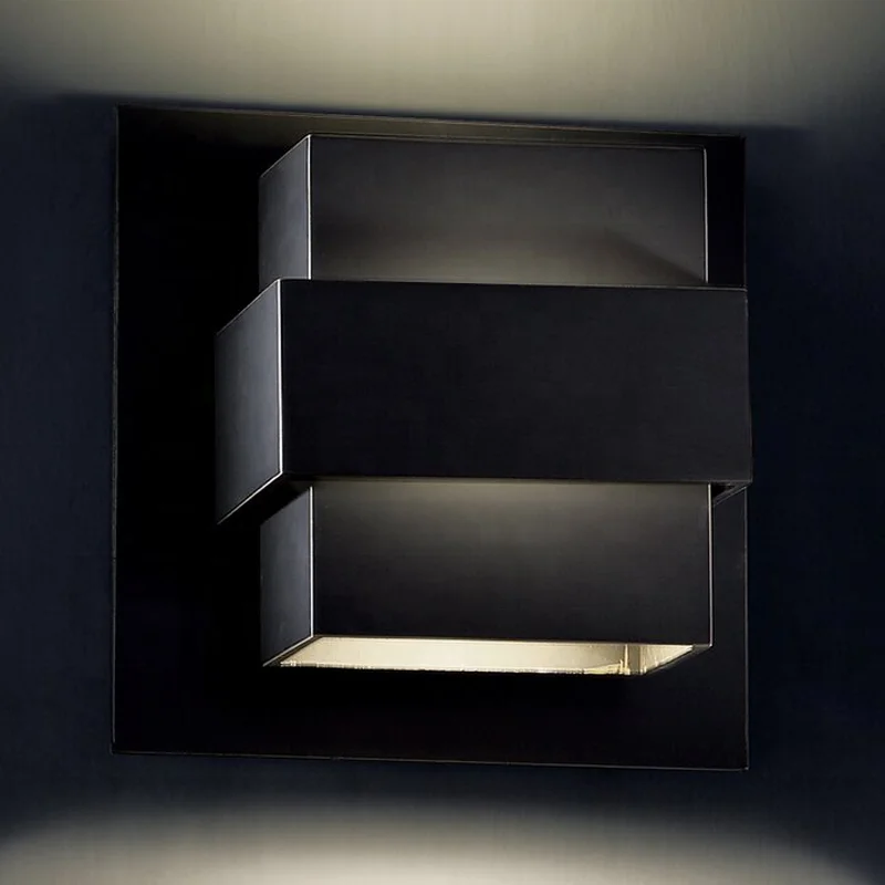 Wall Sconces Aluminum Modern Garden Lantern Outdoor Orb Exterior