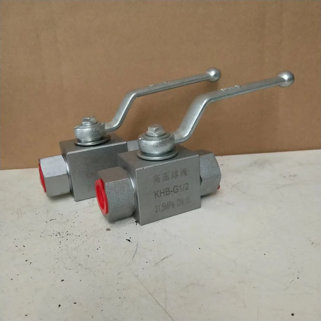 2 Ways Shut-off Khb Hydraulic Ball Valve Bkh Series High Pressure ...