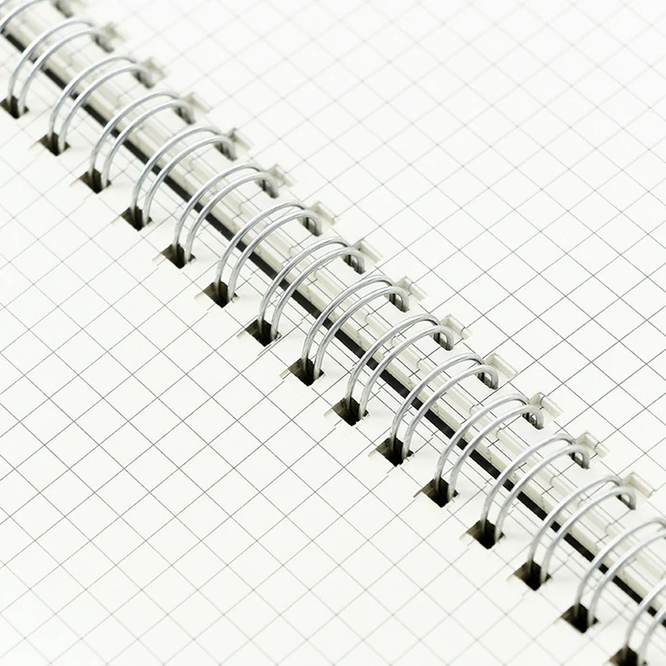 product-Dezheng-6 x 8 Spiral Bound Notebook Journal PVC Cover 100 Grid Lined Pages-img-1