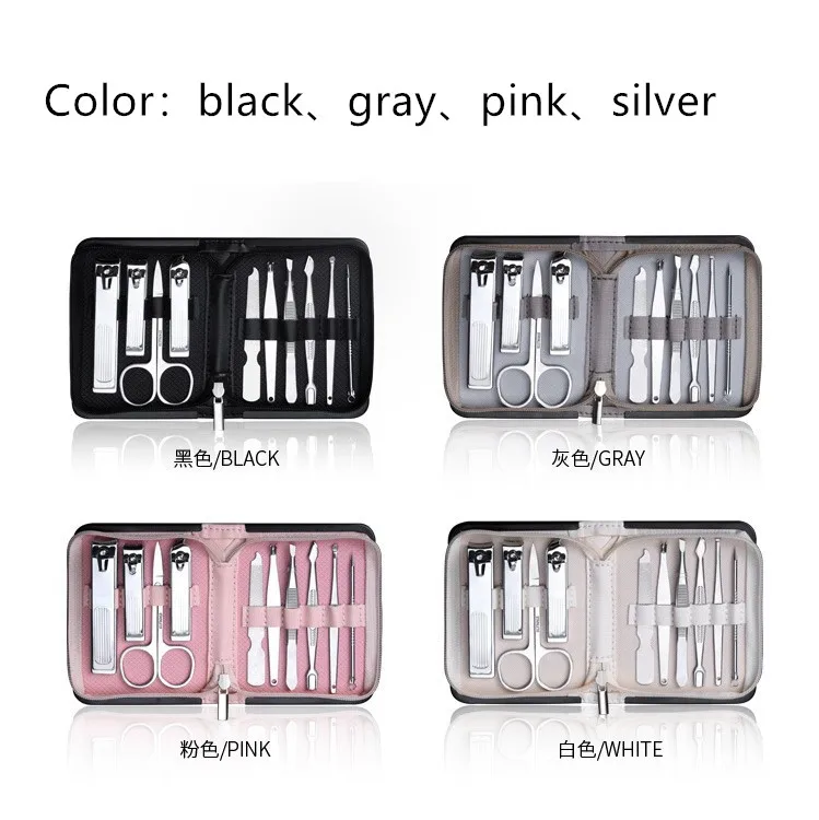 product professional factory pedicure tools 10 pcs manicure set-3