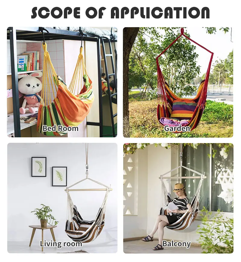 Hamaca Columpio De Silla Para Patio,Porche,Dormitorio,Patio Trasero