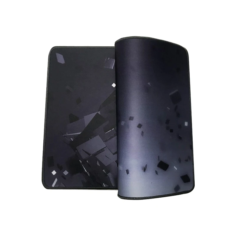 factory directly sales Eco-friendly black custom large size gaming mouse pad
