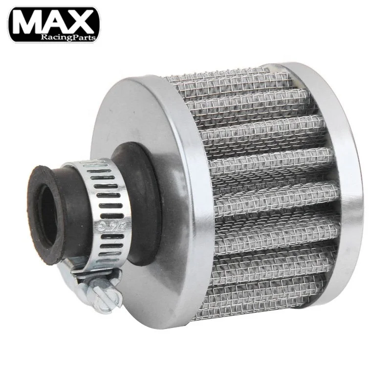 Universal 12mm 25mm Steel Car Air Filter For Motorcycle Cone Cold Air