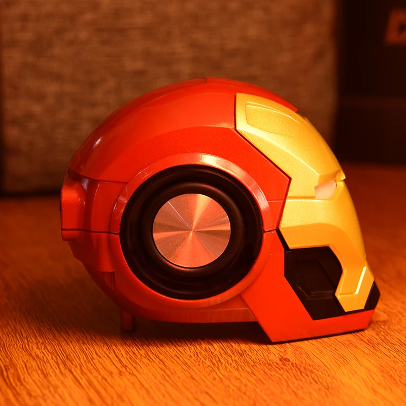 Marvel Helmet Cartoon Wireless Subwoofer Gift Portable Speaker Bluetooth - ANKUX.COM