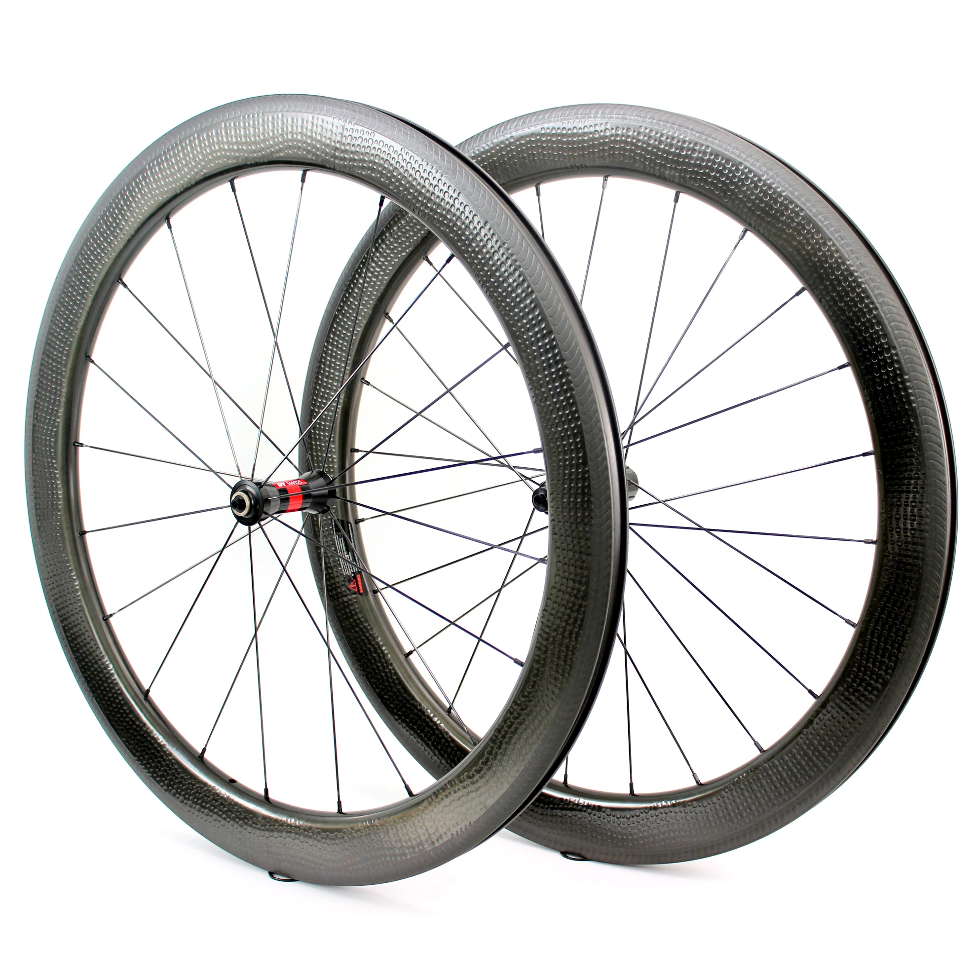 only one piece 80mm tubular carbon fiber bicycle rim Dimple finish,25mm width