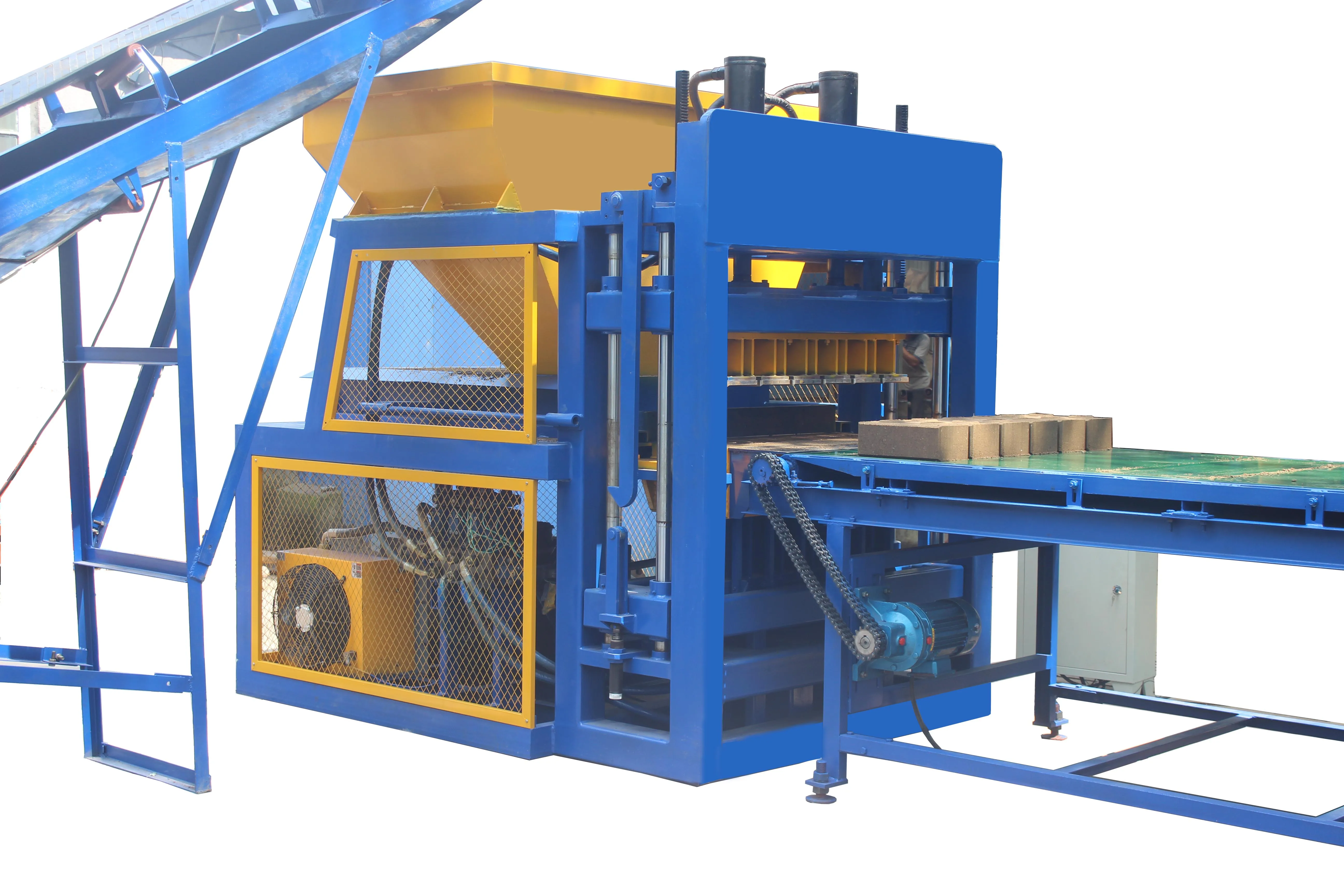 地球砖块机器 wt6-10 大容量全自动粘土砖机生产线 - buy earth brick