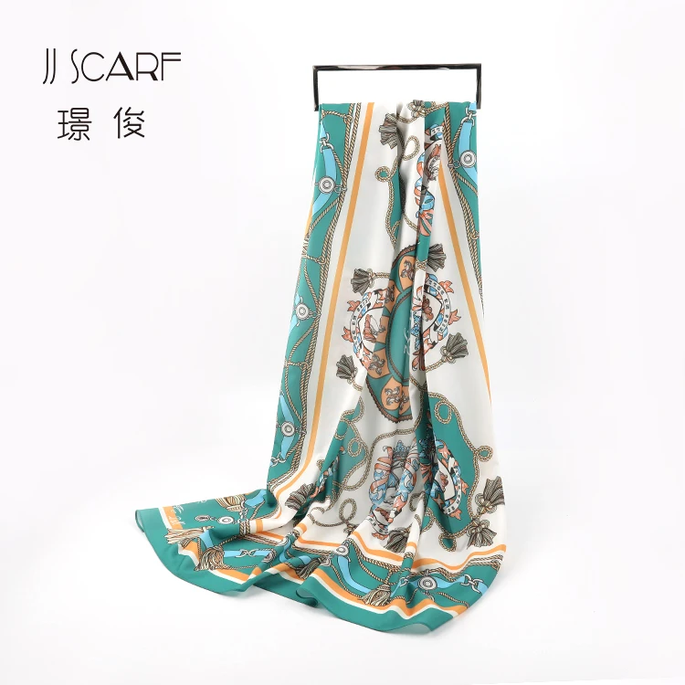 chiffon women big square tudung muslim scarf