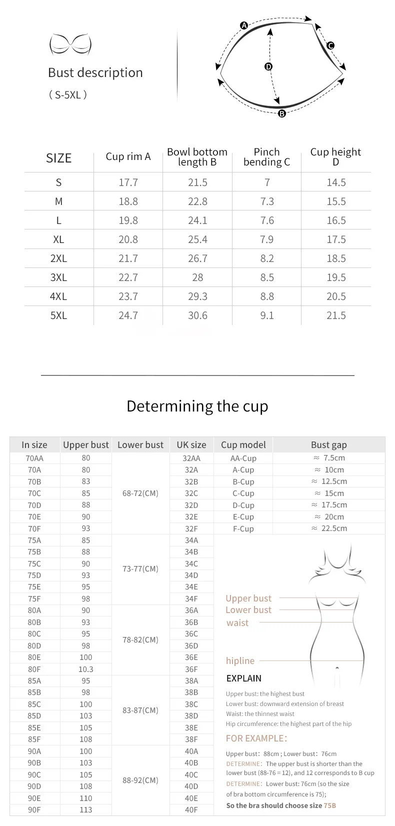 Wholesale Cross-Border Plus Size Underwear Anti-Sagging Adjusted-Straps Bra Breathable Steel Ring Large Cup for Small