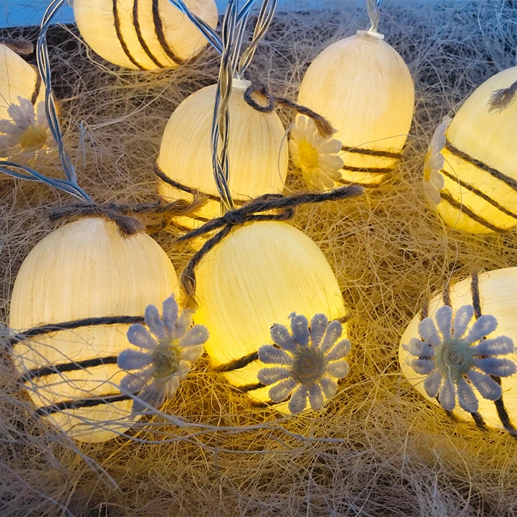 Decoration Tree Easter Egg Series With Chrysanthemum Led String Light