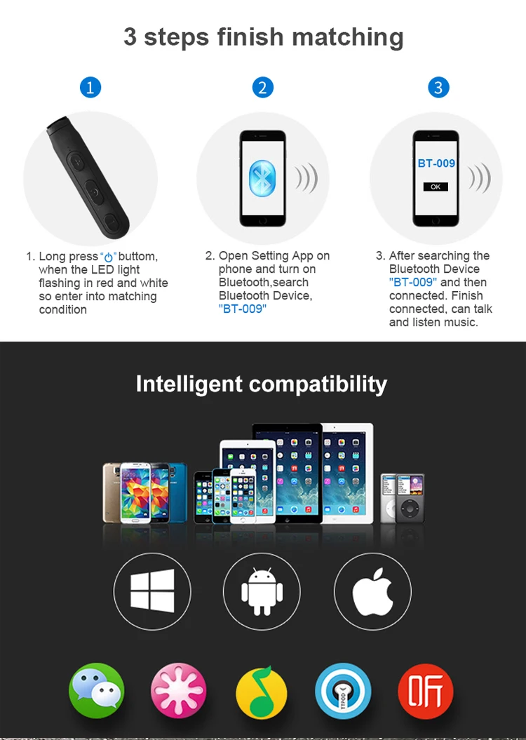 Portable Wireless Sport Earphone Stereo Neckband Bluetooth Headset With Mic - ANKUX.COM
