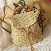 Bamboo Handmade Handbags Woven Tote Purse Straw Beach Bag