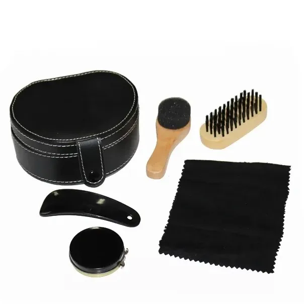 product factory direct supply shoe shine set leather shoe care kit custom logo shoe care set-2