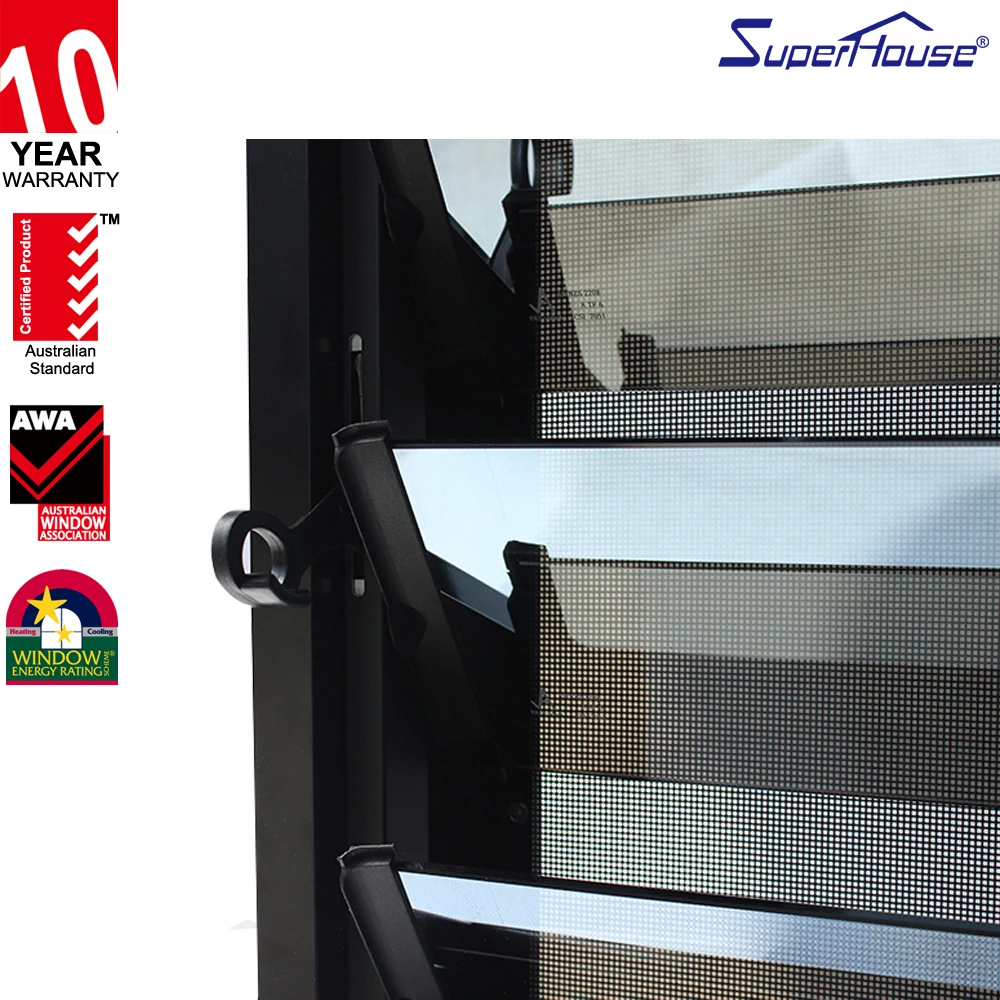 aluminium glass louvers window glass windows for homes adjustable shutters