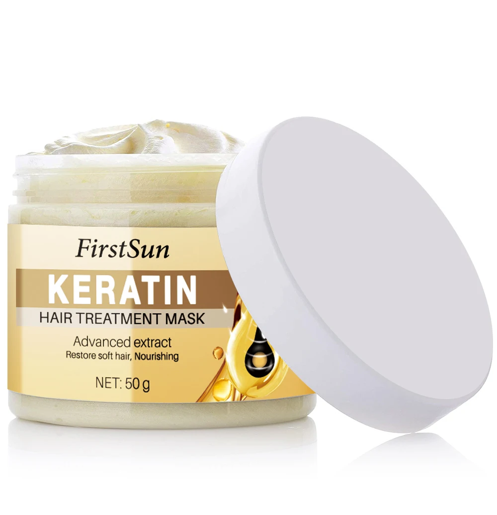 
50g Keratin Hair Treatment Mask Hair Care Nourishing Smoothing Repairing Natural Hair Cream Wholesale Private Label 