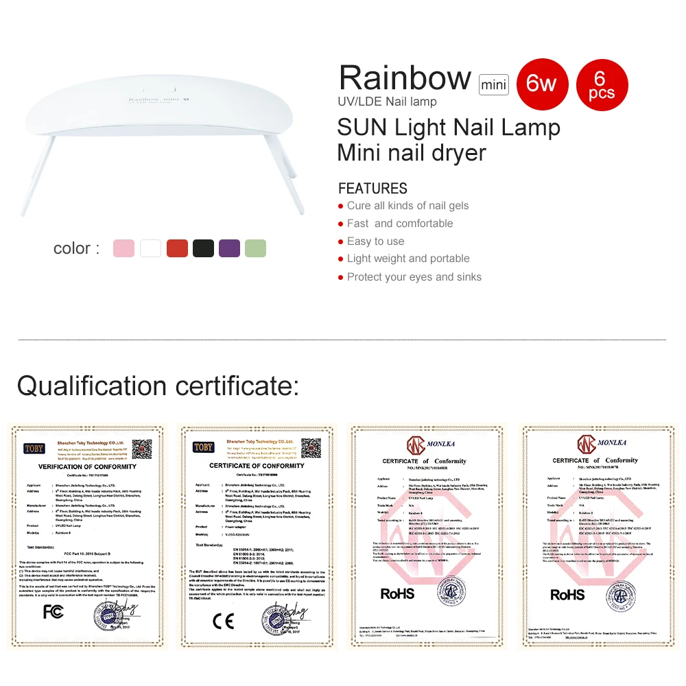 Egg Shape Nails Polish Dryer Nail Art Hand Held 1 Piece T2 72W Uvled Sally Beauty Supply Ultrafast Portable Led Kids Set W