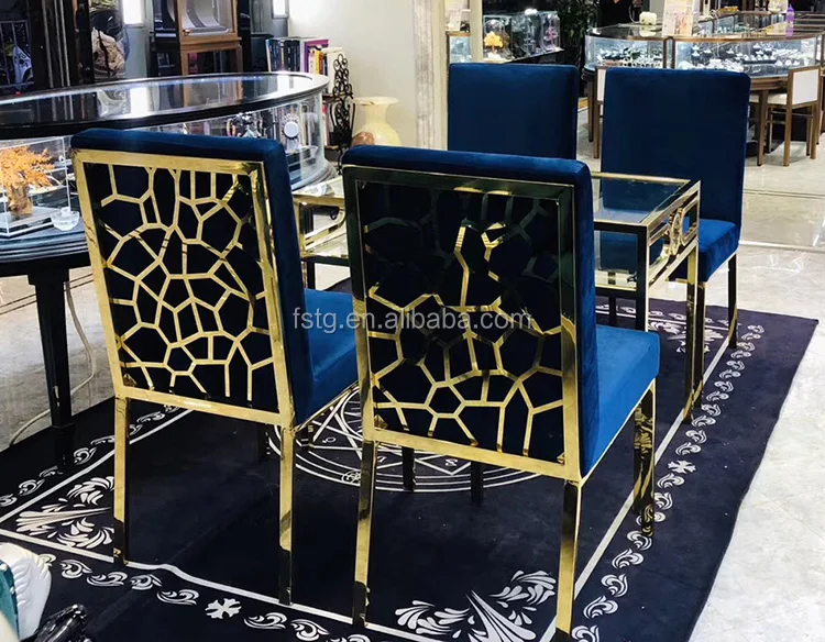 Modern Furniture Blue Velvet Dining Chair Gold Buy Velvet Chair Gold
