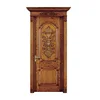 Customized Classic Carved Internal Hard Wood Door Oak Door