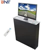 Remote control lcd monitor pop up tv lift for conference room / school/training system